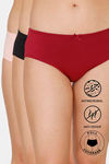 Zivame Anti-Microbial Low Rise Full Coverage Hipster Panty (Pack of 3) - Multicolor — thumbnail 1